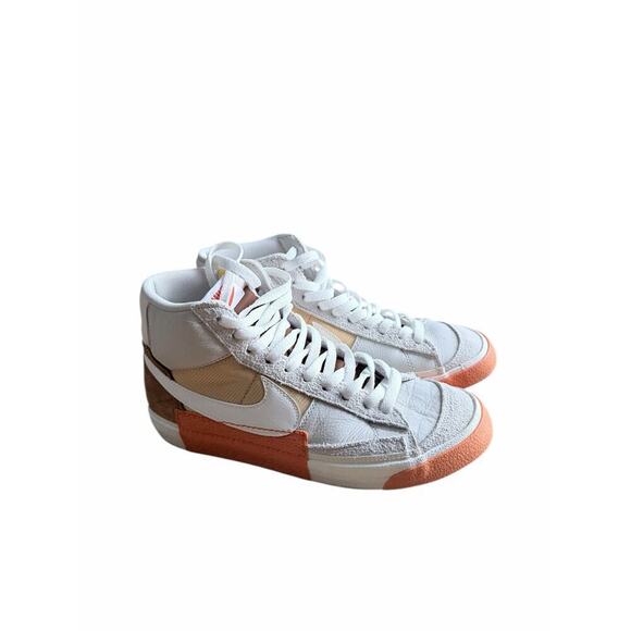 Nike Blazer Mid 77 Pro Club Light Bone Pecan Grey Men Casual Shoes DQ7673-001. main image 4